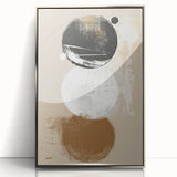 Minimalist Geometric Wall Art - Abstract Dining Room Canvas Print