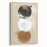 Minimalist Geometric Wall Art - Abstract Dining Room Canvas Print