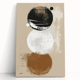 Minimalist Geometric Wall Art - Abstract Dining Room Canvas Print