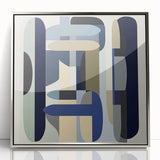 Contemporary Abstract Canvas – Structured Geometric Balance