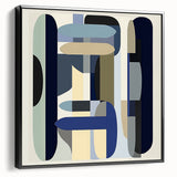 Contemporary Abstract Canvas – Structured Geometric Balance