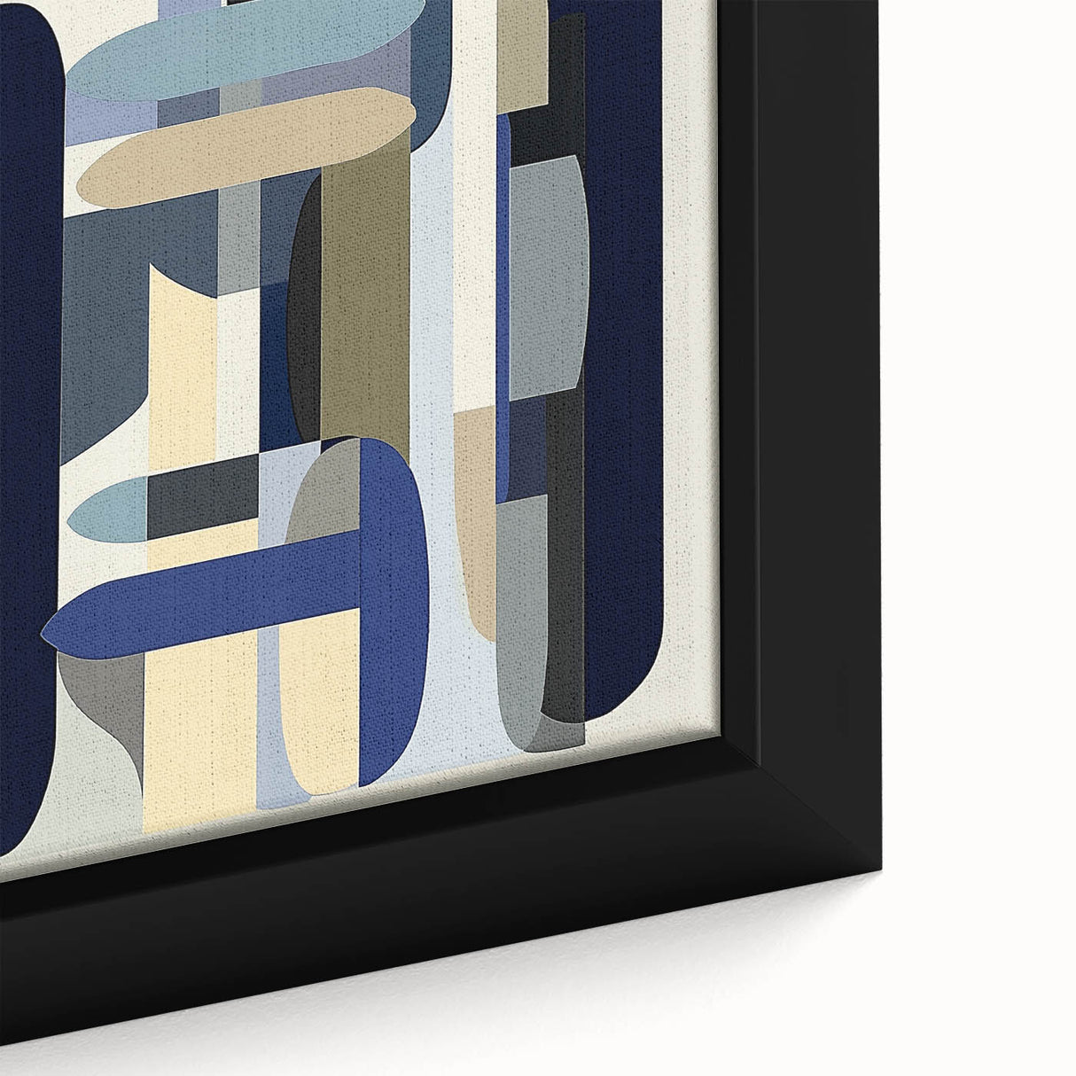 Contemporary Abstract Canvas – Structured Geometric Balance