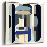 Contemporary Abstract Canvas – Structured Geometric Balance