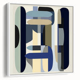 Contemporary Abstract Canvas – Structured Geometric Balance
