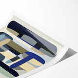 Contemporary Abstract Canvas – Structured Geometric Balance