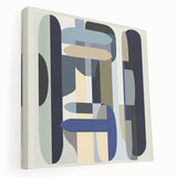 Contemporary Abstract Canvas – Structured Geometric Balance