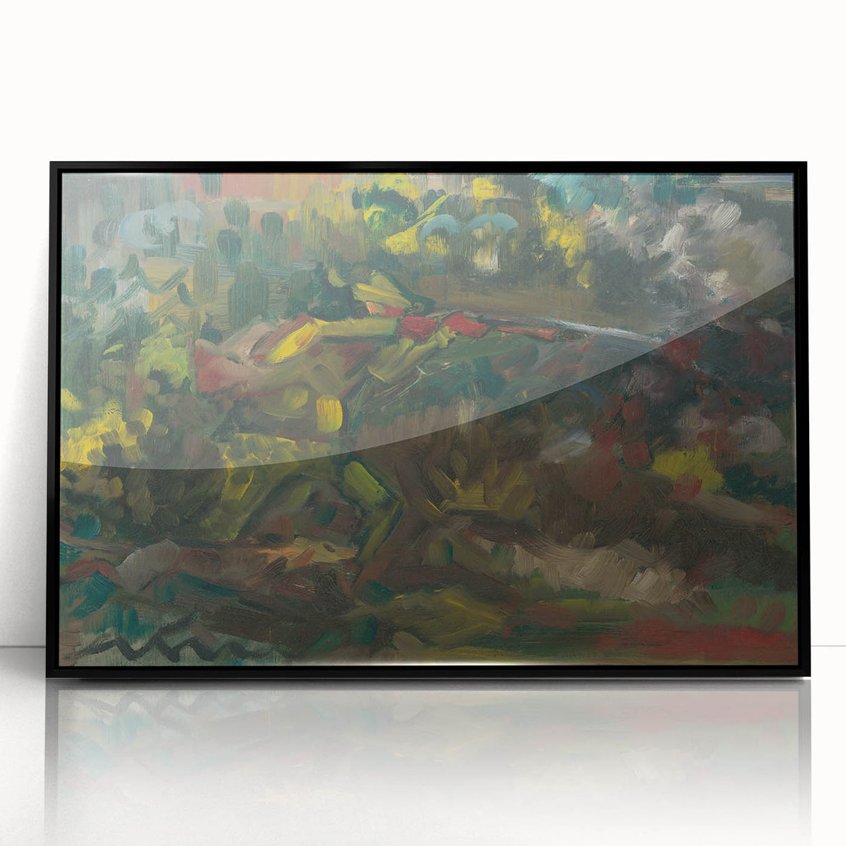 Expressionism Wall Art - Abstract Forest Scene by Expressionist Artist