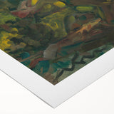 Expressionism Wall Art - Abstract Forest Scene by Expressionist Artist