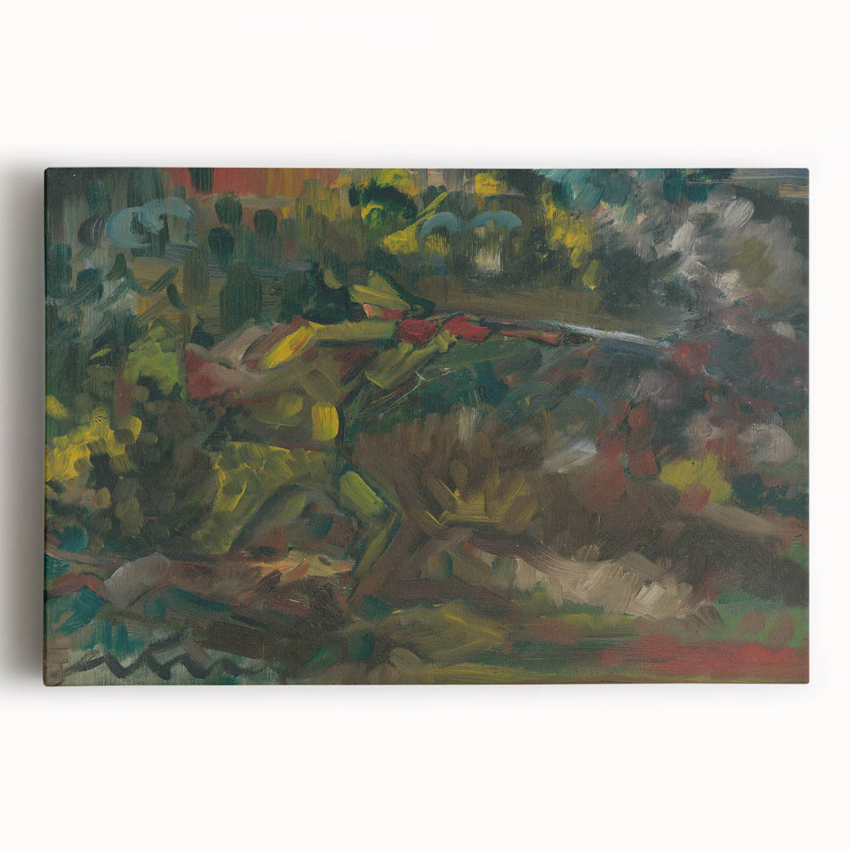 Expressionism Wall Art - Abstract Forest Scene by Expressionist Artist