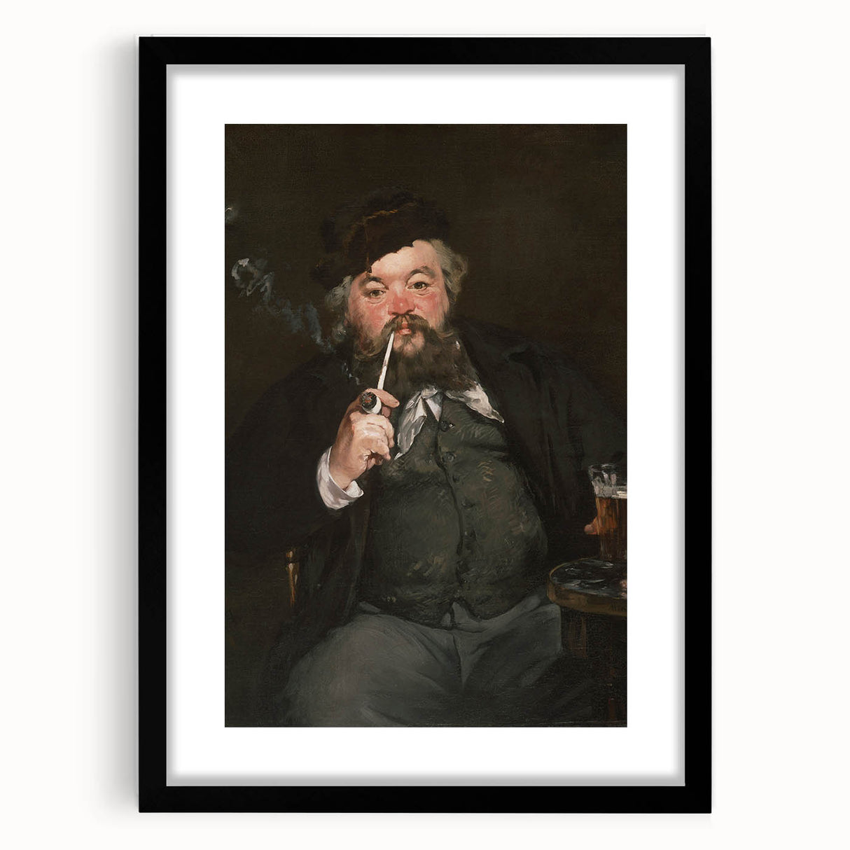 Impressionism Wall Art - Classic Portrait of a Man - Vintage French Art Print