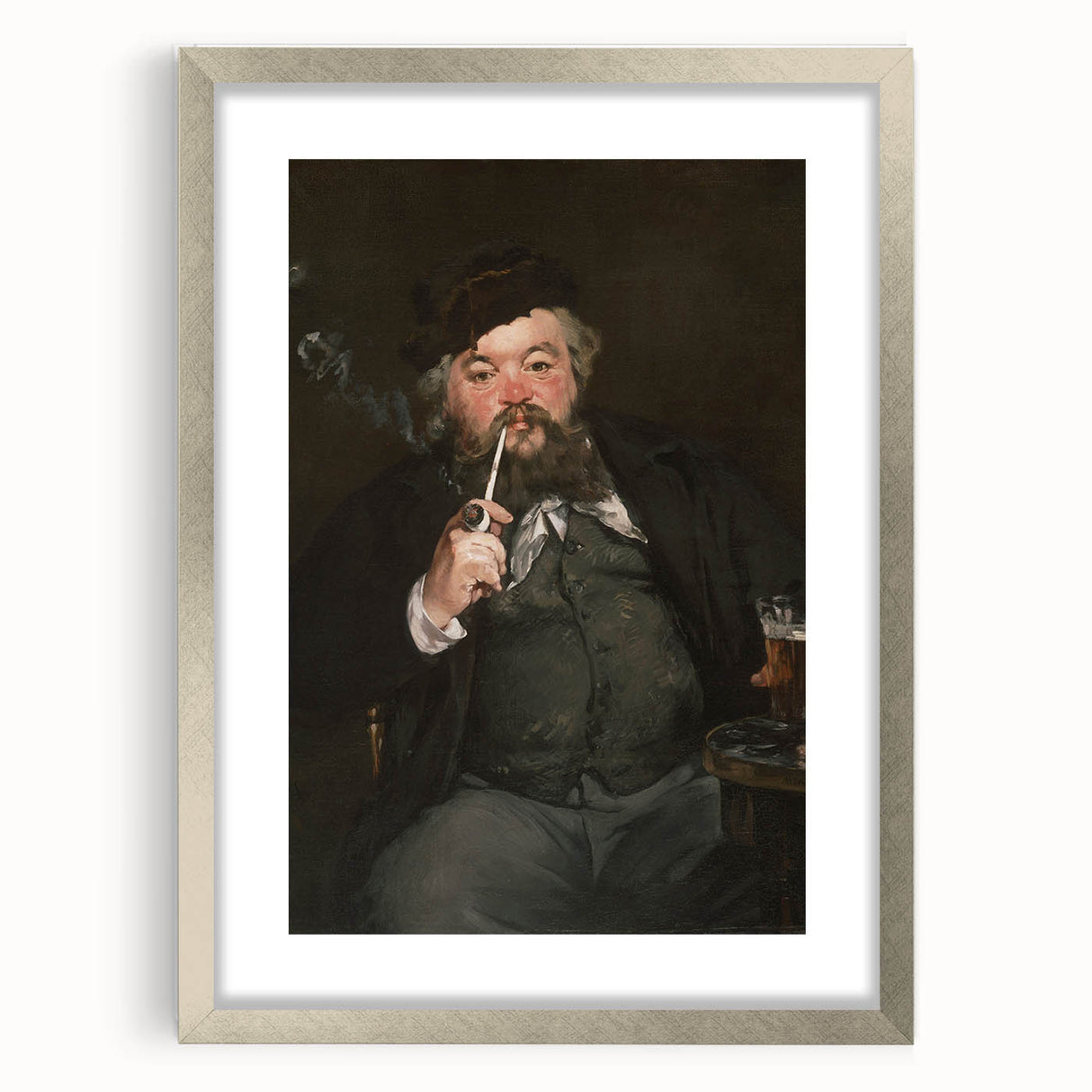 Impressionism Wall Art - Classic Portrait of a Man - Vintage French Art Print