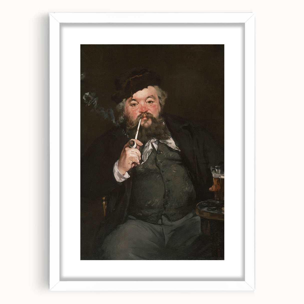 Impressionism Wall Art - Classic Portrait of a Man - Vintage French Art Print