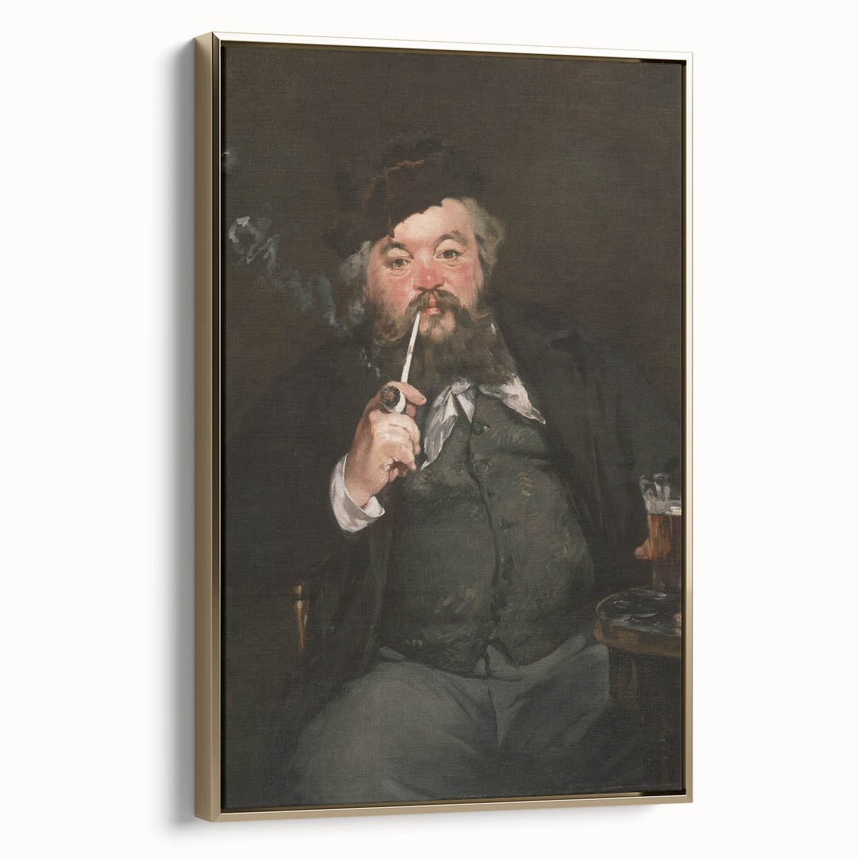 Impressionism Wall Art - Classic Portrait of a Man - Vintage French Art Print