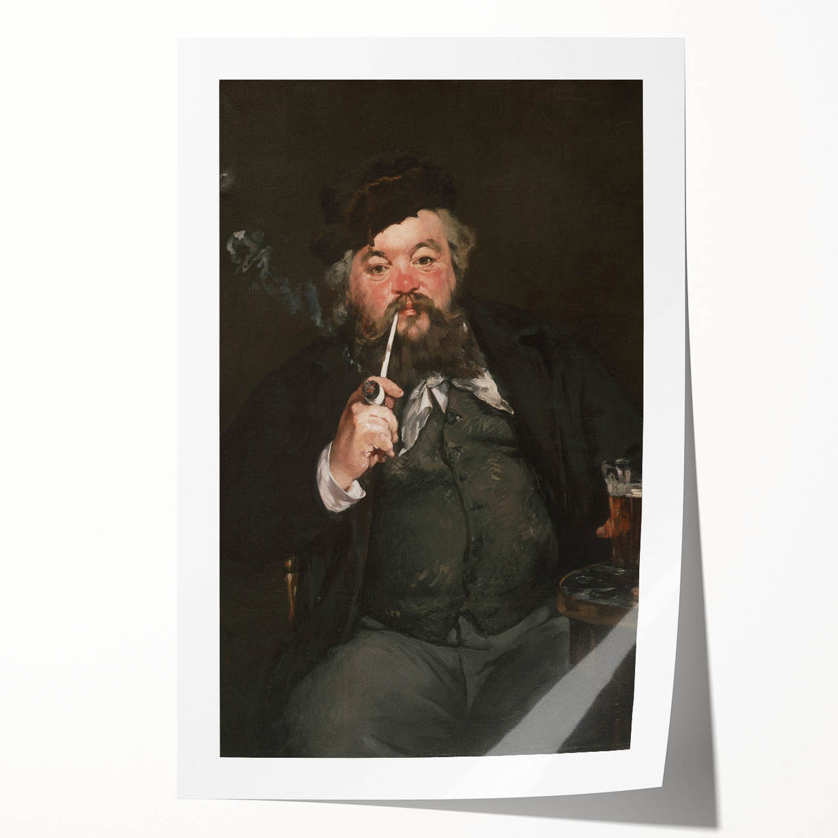 Impressionism Wall Art - Classic Portrait of a Man - Vintage French Art Print
