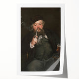 Impressionism Wall Art - Classic Portrait of a Man - Vintage French Art Print