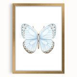 Watercolor Butterfly Print - Personalized Kids Art for Nursery