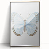 Watercolor Butterfly Print - Personalized Kids Art for Nursery