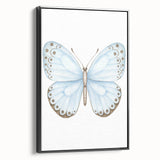 Watercolor Butterfly Print - Personalized Kids Art for Nursery