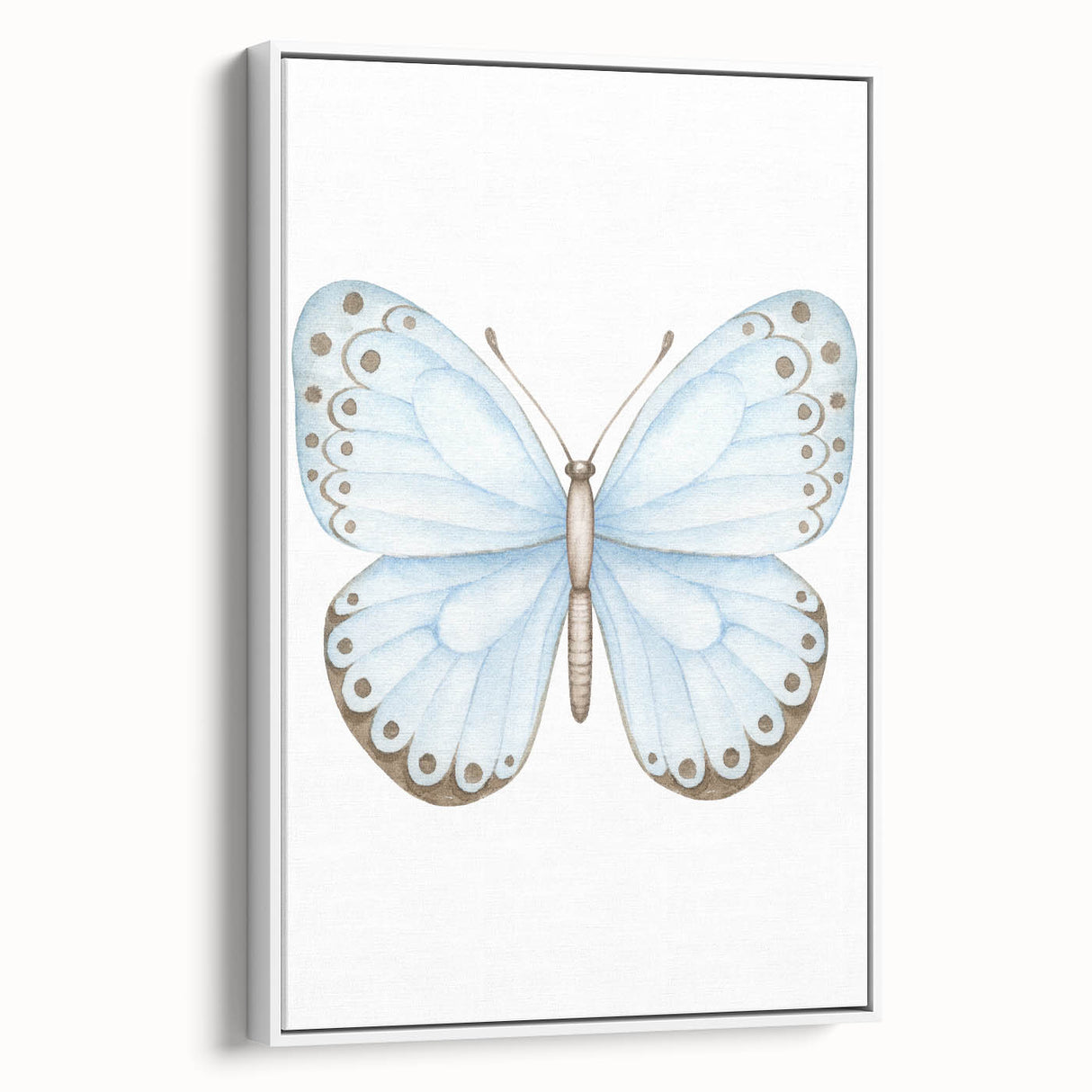 Watercolor Butterfly Print - Personalized Kids Art for Nursery