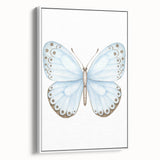 Watercolor Butterfly Print - Personalized Kids Art for Nursery