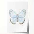 Watercolor Butterfly Print - Personalized Kids Art for Nursery