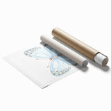 Watercolor Butterfly Print - Personalized Kids Art for Nursery