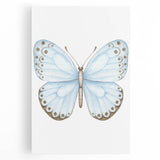 Watercolor Butterfly Print - Personalized Kids Art for Nursery