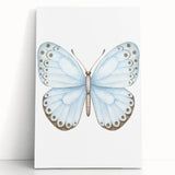 Watercolor Butterfly Print - Personalized Kids Art for Nursery