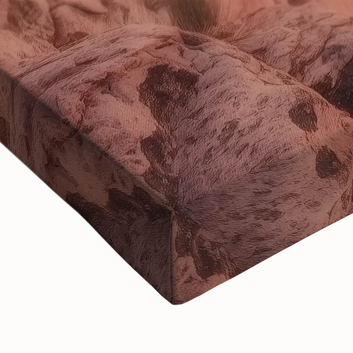 Close-up of a stretched canvas artwork depicting a vibrant landscape of canyons, showcasing rich earthy tones and intricate details that evoke a sense of natural beauty and adventure. Perfect for home decor or art enthusiasts looking to enhance their living spaces.