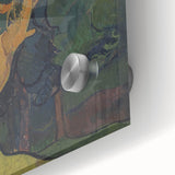 Modern Wall Art - Vibrant Forest Interior with Tree - Contemporary Print