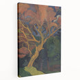 Modern Wall Art - Vibrant Forest Interior with Tree - Contemporary Print
