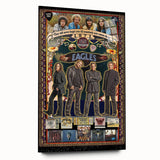 Eagles 1971-2001 Concert Poster - Vintage Rock Music Art