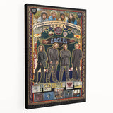 Eagles 1971-2001 Concert Poster - Vintage Rock Music Art