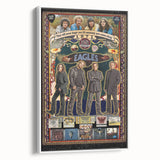 Eagles 1971-2001 Concert Poster - Vintage Rock Music Art