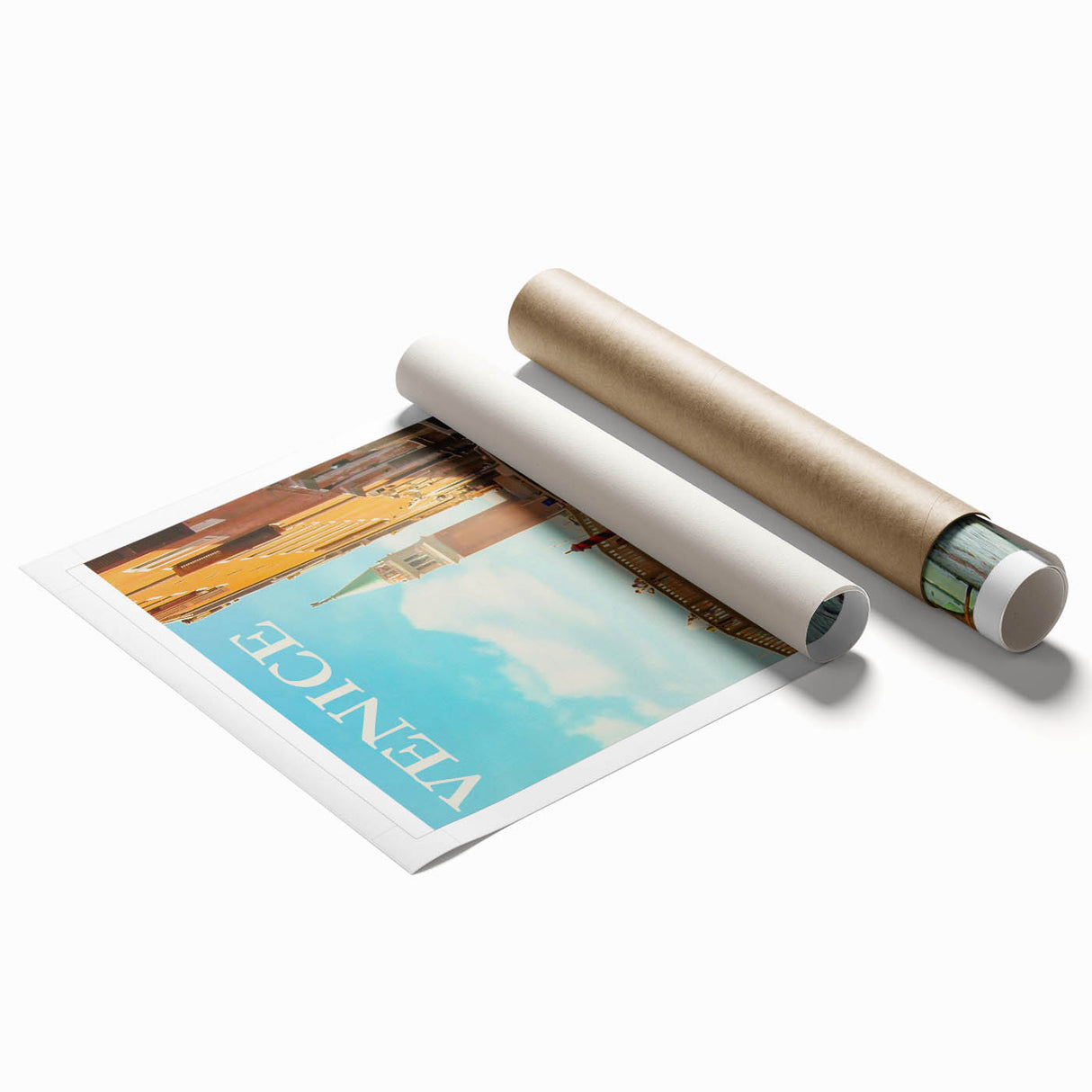Retro Venice Travel Poster – Vintage Prints of Venice Canal