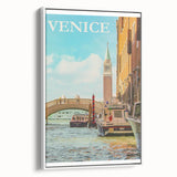 Retro Venice Travel Poster – Vintage Prints of Venice Canal