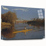 Champion Single Sculls Art Print - Thomas Eakins Rowing Canvas Decor