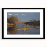 Champion Single Sculls Art Print - Thomas Eakins Rowing Canvas Decor