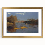Champion Single Sculls Art Print - Thomas Eakins Rowing Canvas Decor