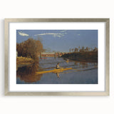 Champion Single Sculls Art Print - Thomas Eakins Rowing Canvas Decor