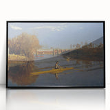 Champion Single Sculls Art Print - Thomas Eakins Rowing Canvas Decor