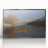 Champion Single Sculls Art Print - Thomas Eakins Rowing Canvas Decor