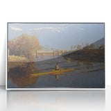 Champion Single Sculls Art Print - Thomas Eakins Rowing Canvas Decor