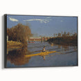 Champion Single Sculls Art Print - Thomas Eakins Rowing Canvas Decor