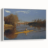 Champion Single Sculls Art Print - Thomas Eakins Rowing Canvas Decor