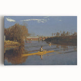 Champion Single Sculls Art Print - Thomas Eakins Rowing Canvas Decor