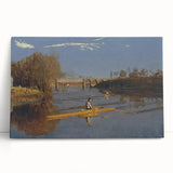 Champion Single Sculls Art Print - Thomas Eakins Rowing Canvas Decor