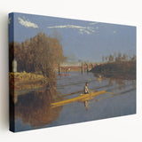 Champion Single Sculls Art Print - Thomas Eakins Rowing Canvas Decor