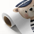 Boys Room Wall Art - Sailor Bear Kids Wall Art for Nursery