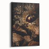 Black and white vintage poster art of a landscape on framed canvas, ideal for bedroom decor.